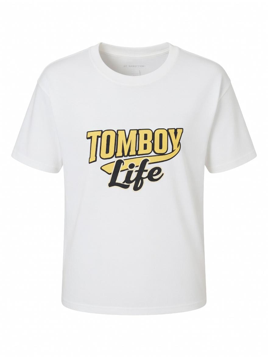 Tomboy Life Logo T-Shirt | Retro 1972 Title IX Women's Graphic Tee | Empowered Tomboy Shirt | Outdoor Sports Fishing Glamping Gift