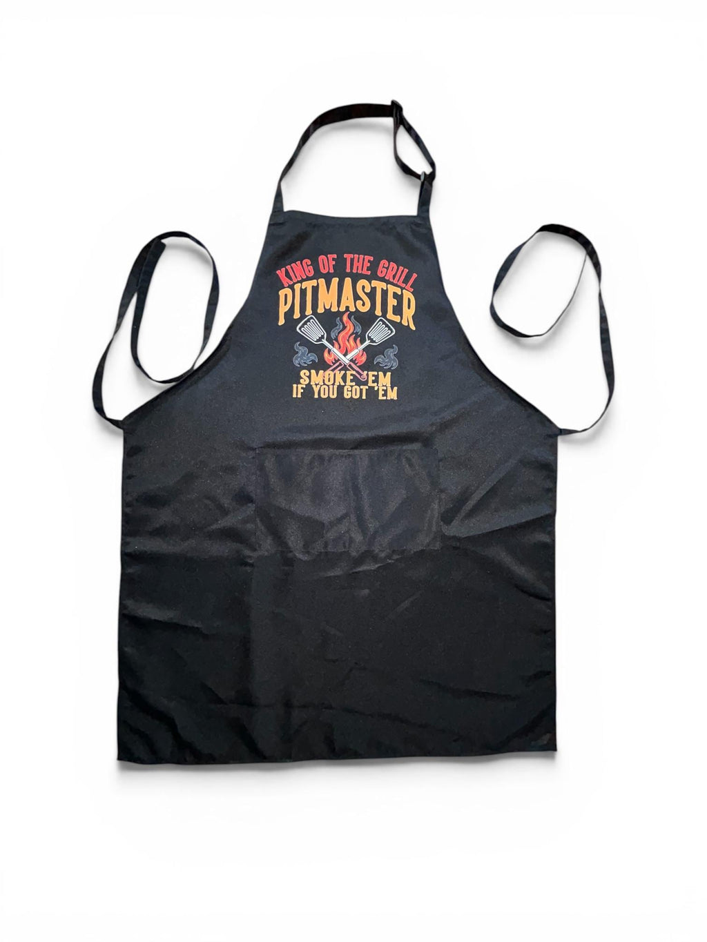 King of the Grill Pitmaster Apron - Smoke ’Em If You Got ’Em - Funny BBQ Grilling Apron for Men