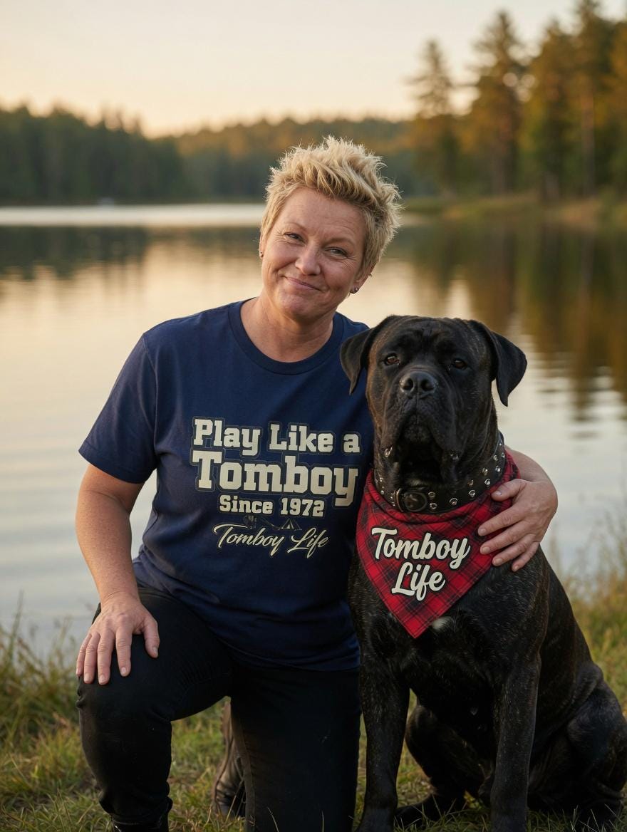 Play Like a Tomboy Since 1972 T-Shirt | Title IX Retro Women's Graphic Tee | Empowered Outdoor Tomboy Shirt